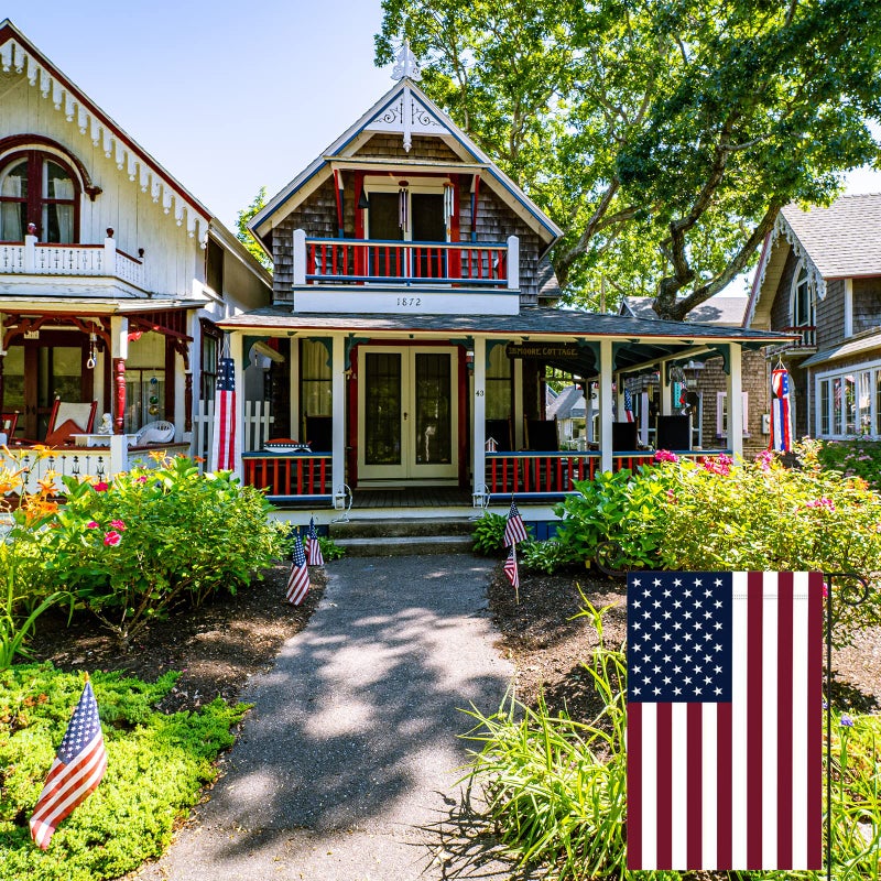TOPFLAGS American Flag USA Garden Flag 12 x 18 - Patriotic Double Sided Small Flags for Yard - Image 3